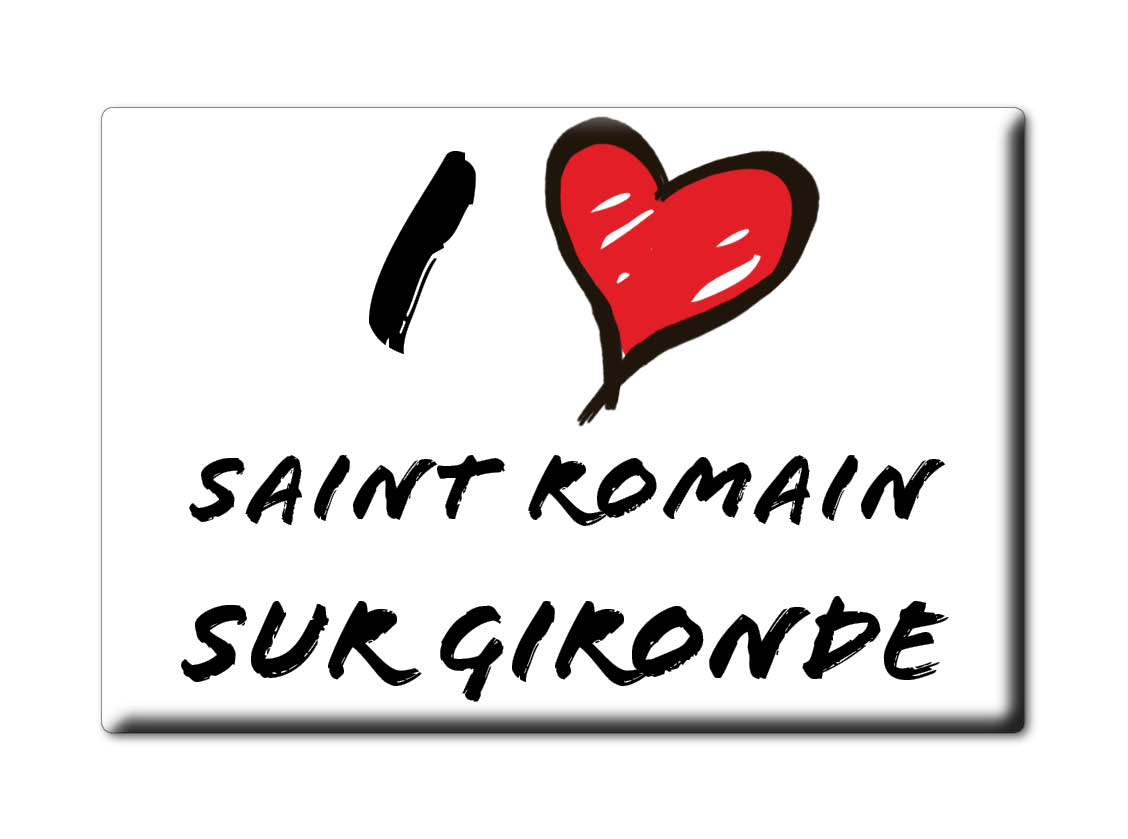 magnets france - provence alpes cte d"azur i love saint romain